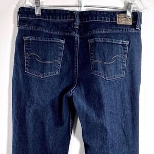 Signature by Levi Strauss Bootcut Jeans Dark Wash Low Rise Misses 10 Medium